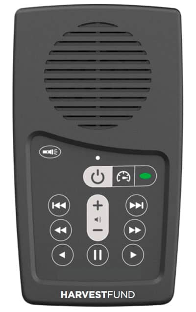 Soloar-powered audio bible